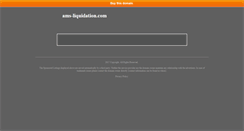 Desktop Screenshot of ams-liquidation.com