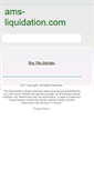 Mobile Screenshot of ams-liquidation.com